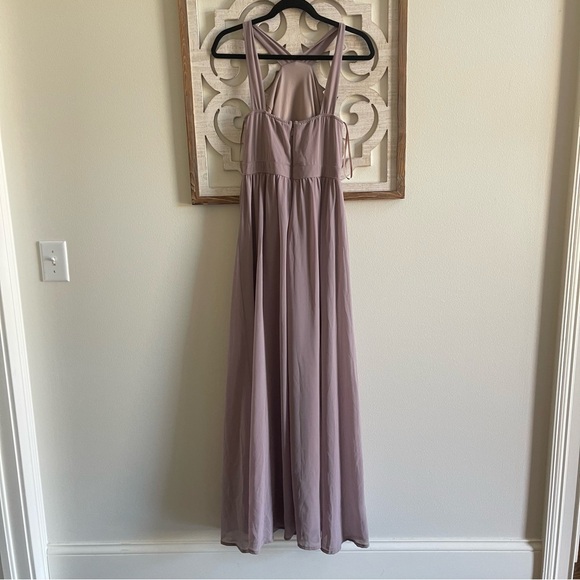 Lulus medium sheer layered formal dress - Picture 3 of 4